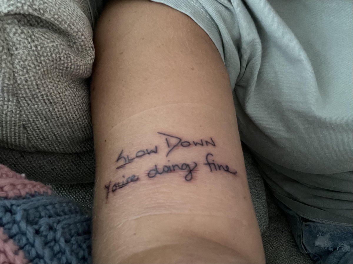 Photo of the tattoo titled First Tattoo: Vienna Lyrics