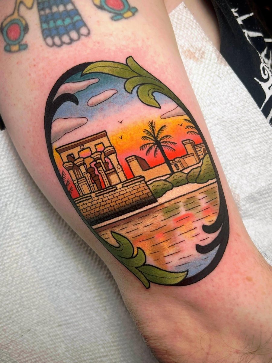 Photo of the tattoo titled Temple of Isis - Philae