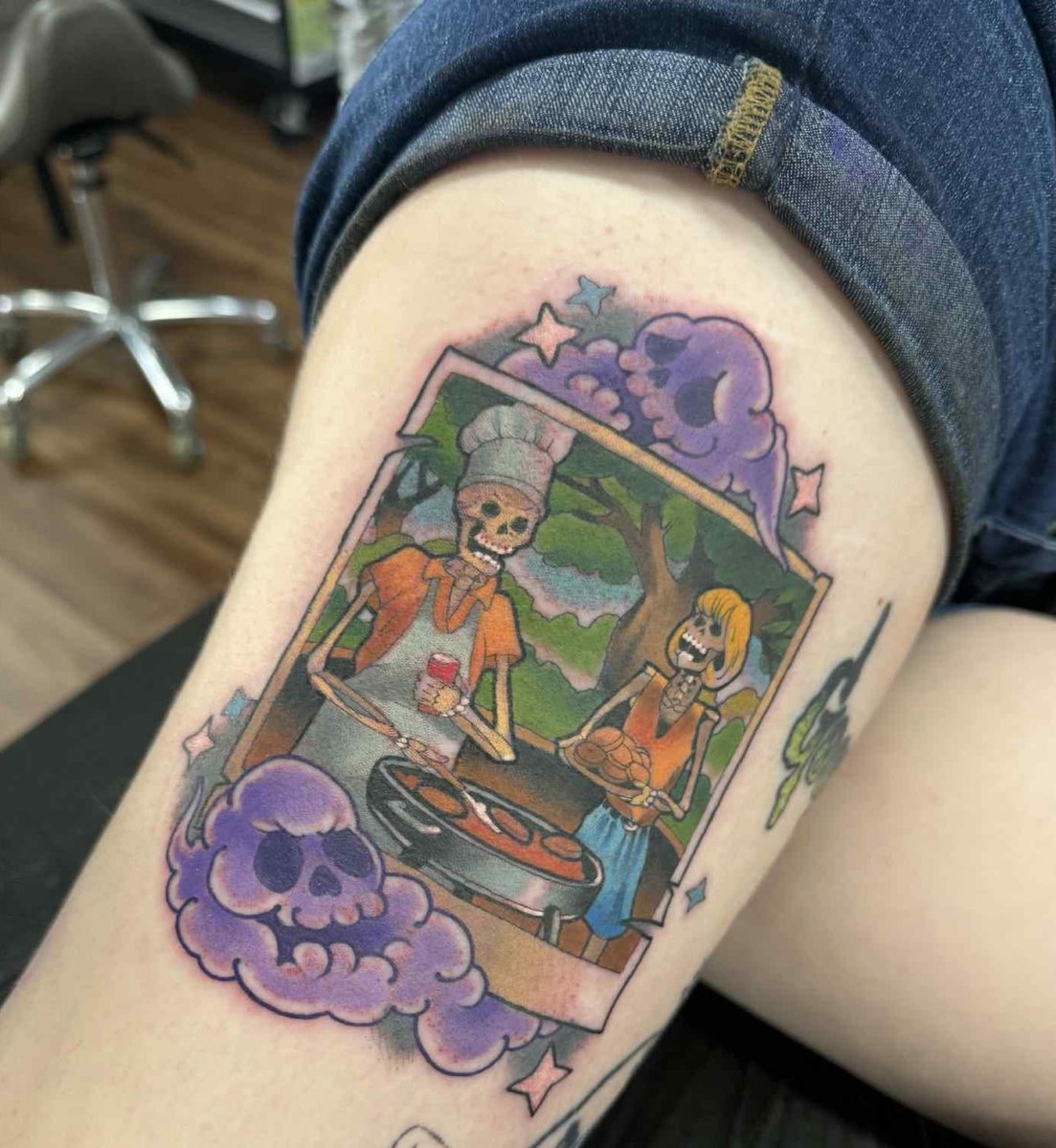 Photo of the tattoo titled Say Cheese and Die Inspired Ink