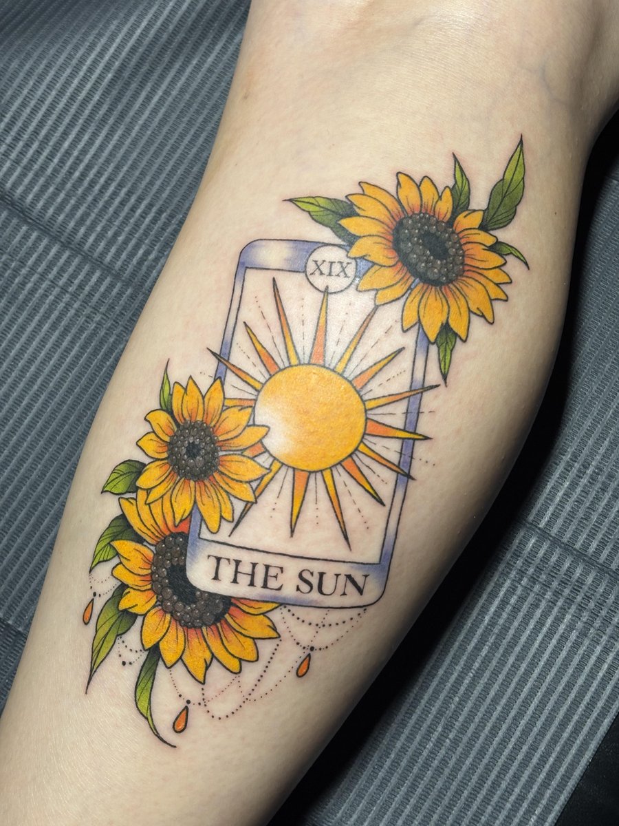 Photo of the tattoo titled Sun for Better Days Ahead