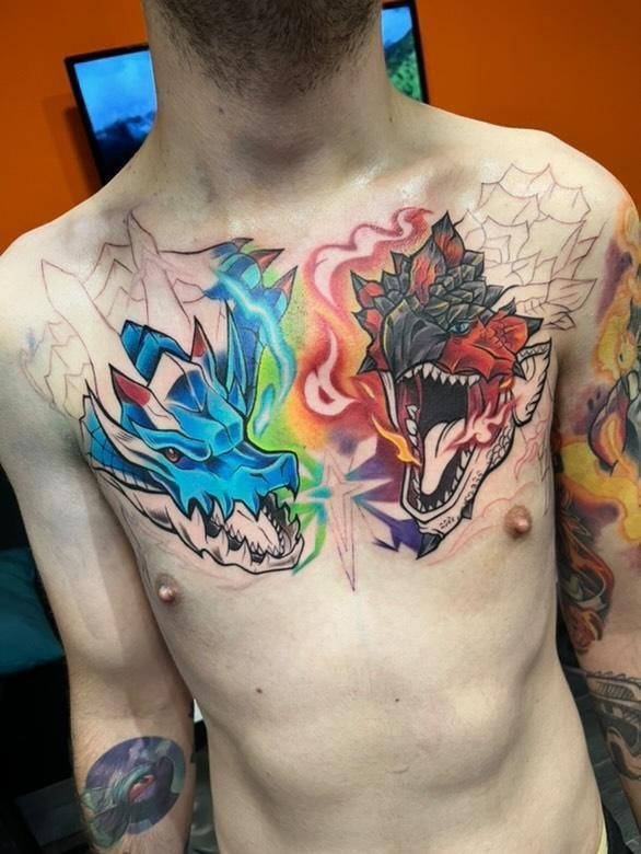 Photo of the tattoo titled Monster Hunter Epic Collaboration