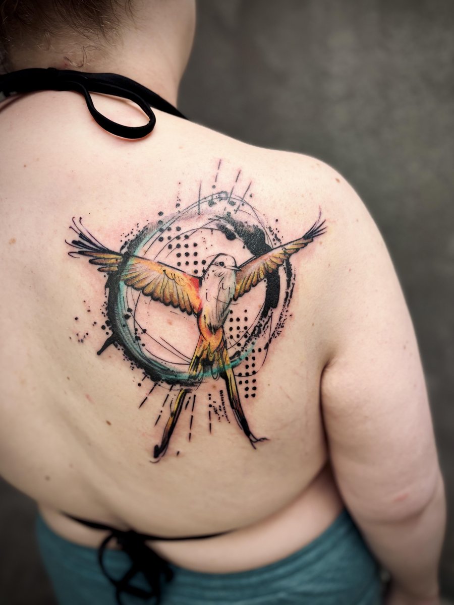 Photo of the tattoo titled Bird Tattoo - Freedom in Flight