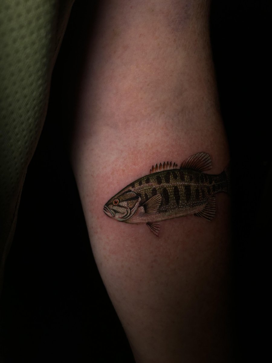 Photo of the tattoo titled Second Fish in Series