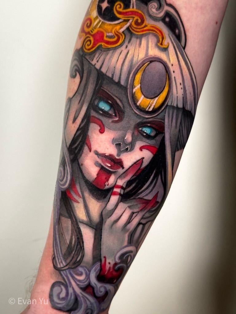 Photo of the tattoo titled Painted Lady from ATLA