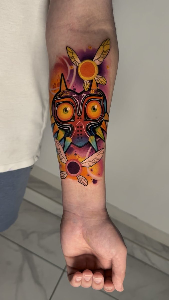 Photo of the tattoo titled Majora's Mask Tribute Tattoo