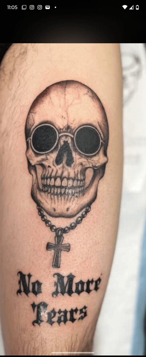 Photo of the tattoo titled Ozzy Tribute Tattoo
