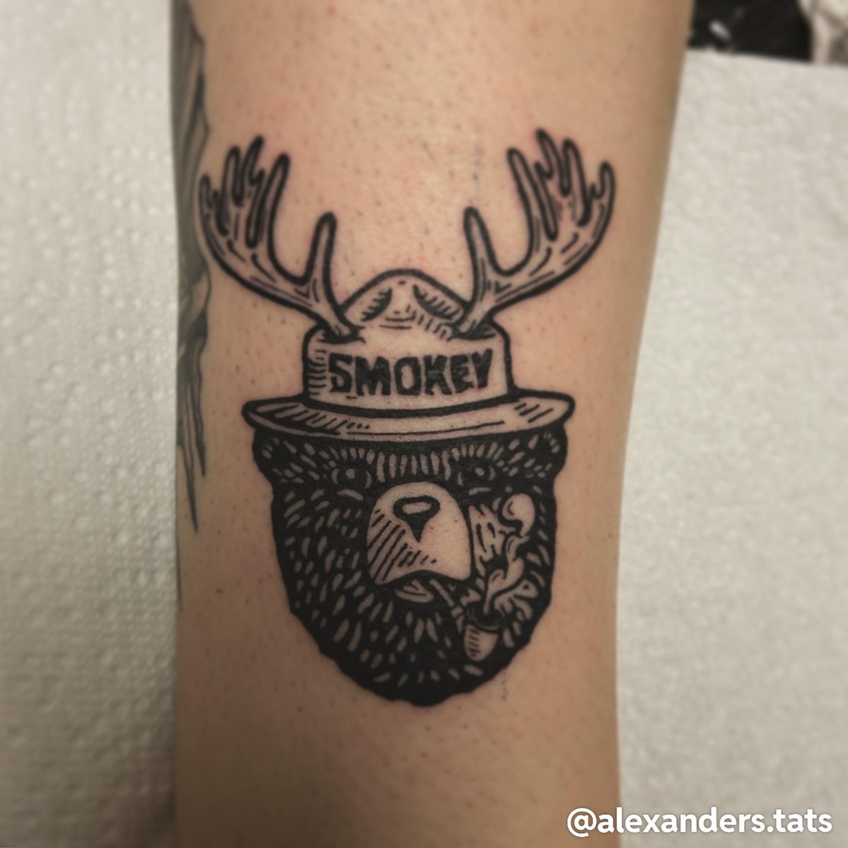 Photo of the tattoo titled Smokin' Smokey Tribute