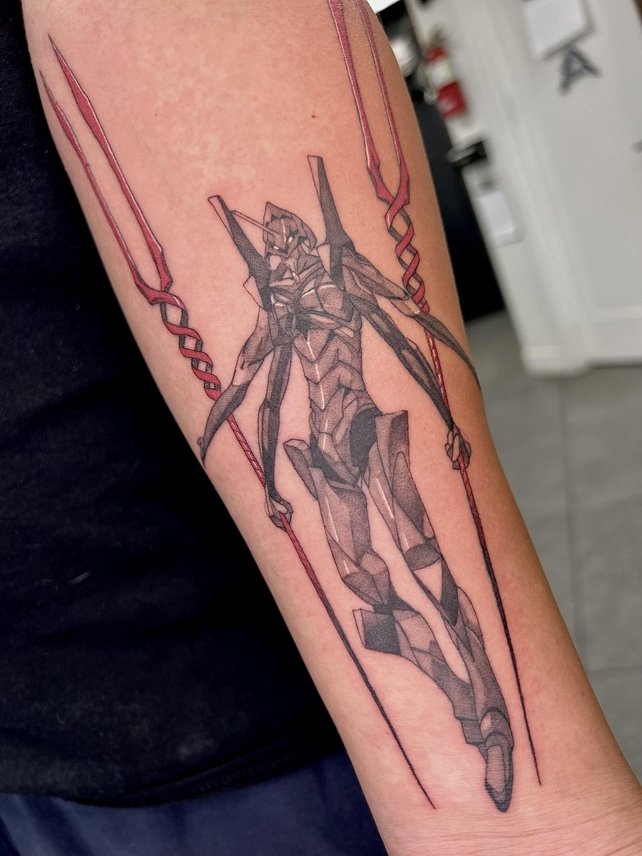 Photo of the tattoo titled Eva-13 from Neon Genesis Evangelion