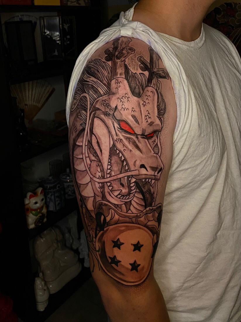 Photo of the tattoo titled My Favorite Anime Character