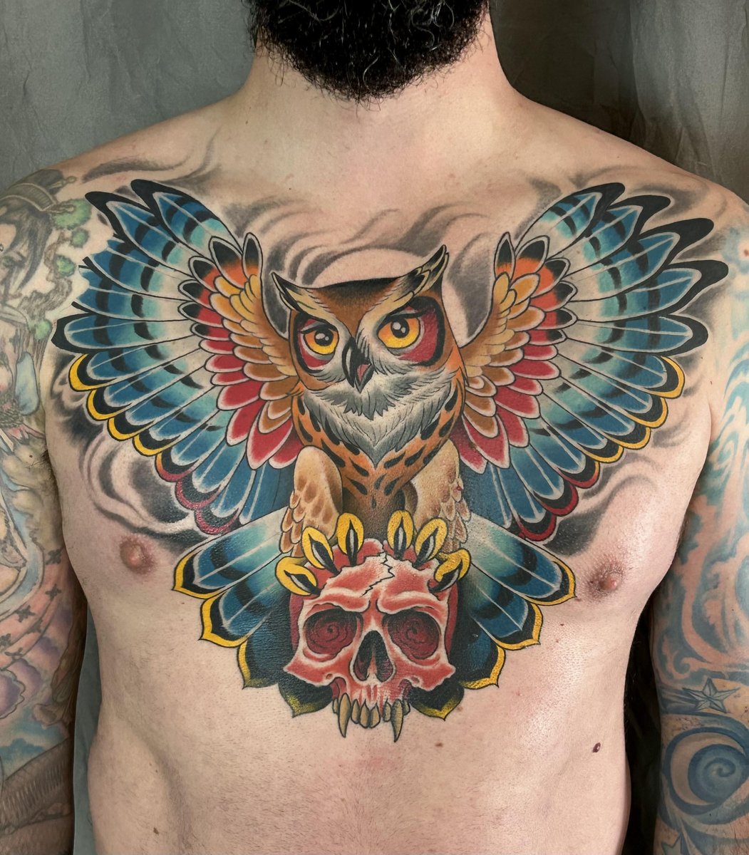 Photo of the tattoo titled Chest Piece by Darcy Nutt
