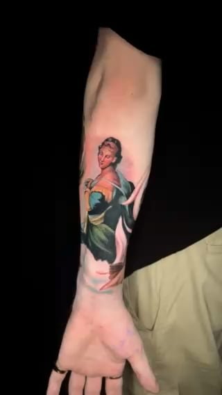 Photo of the tattoo titled Masterpiece Sleeve in Progress