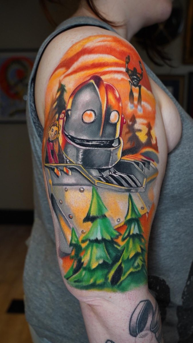 Photo of the tattoo titled My Favorite Iron Giant Tattoo