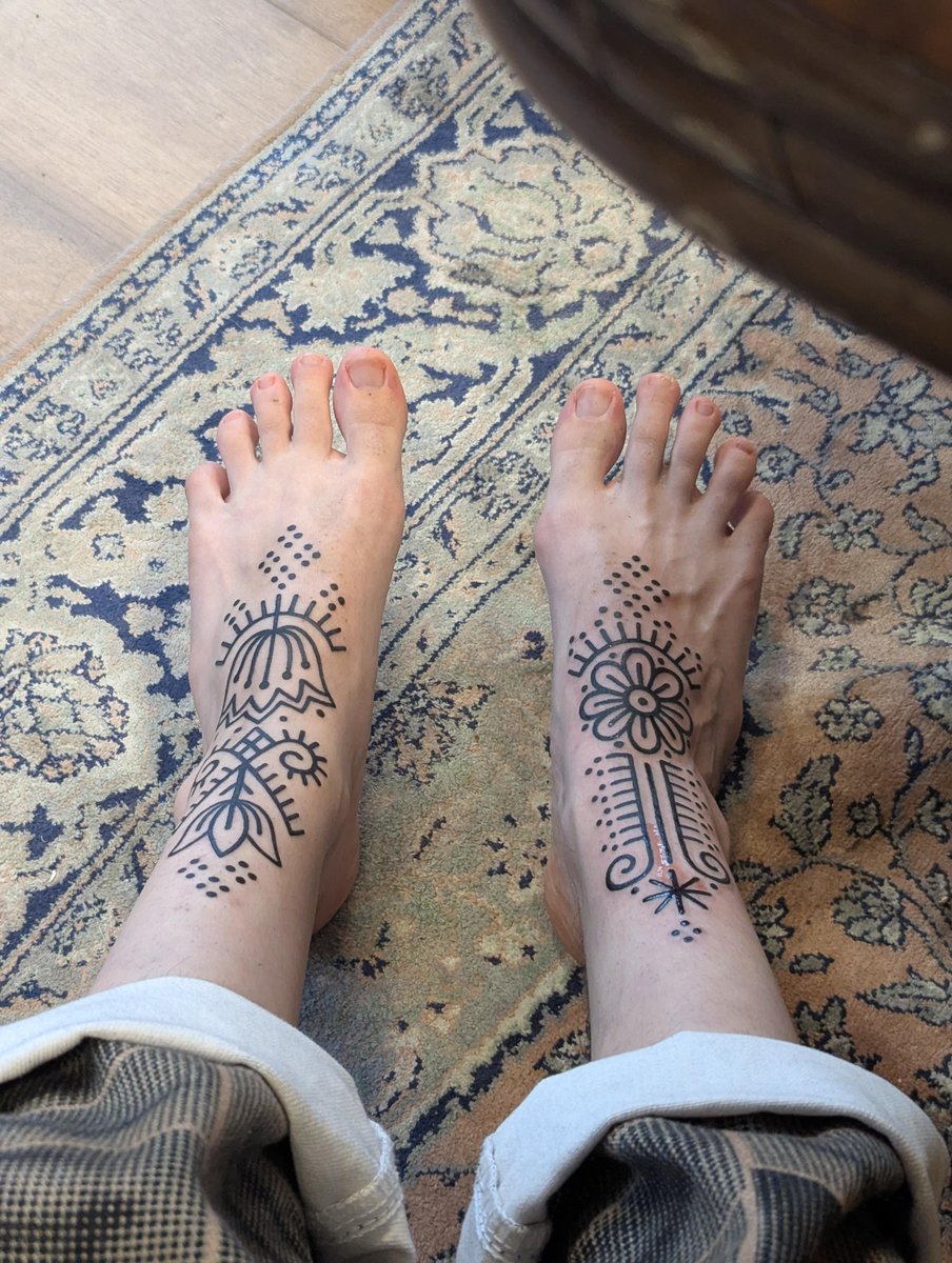 Photo of the tattoo titled My Surprisingly Bearable Foot Tattoo
