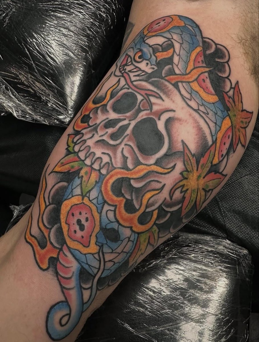 Photo of the tattoo titled Oklahoma Roots and Resilience