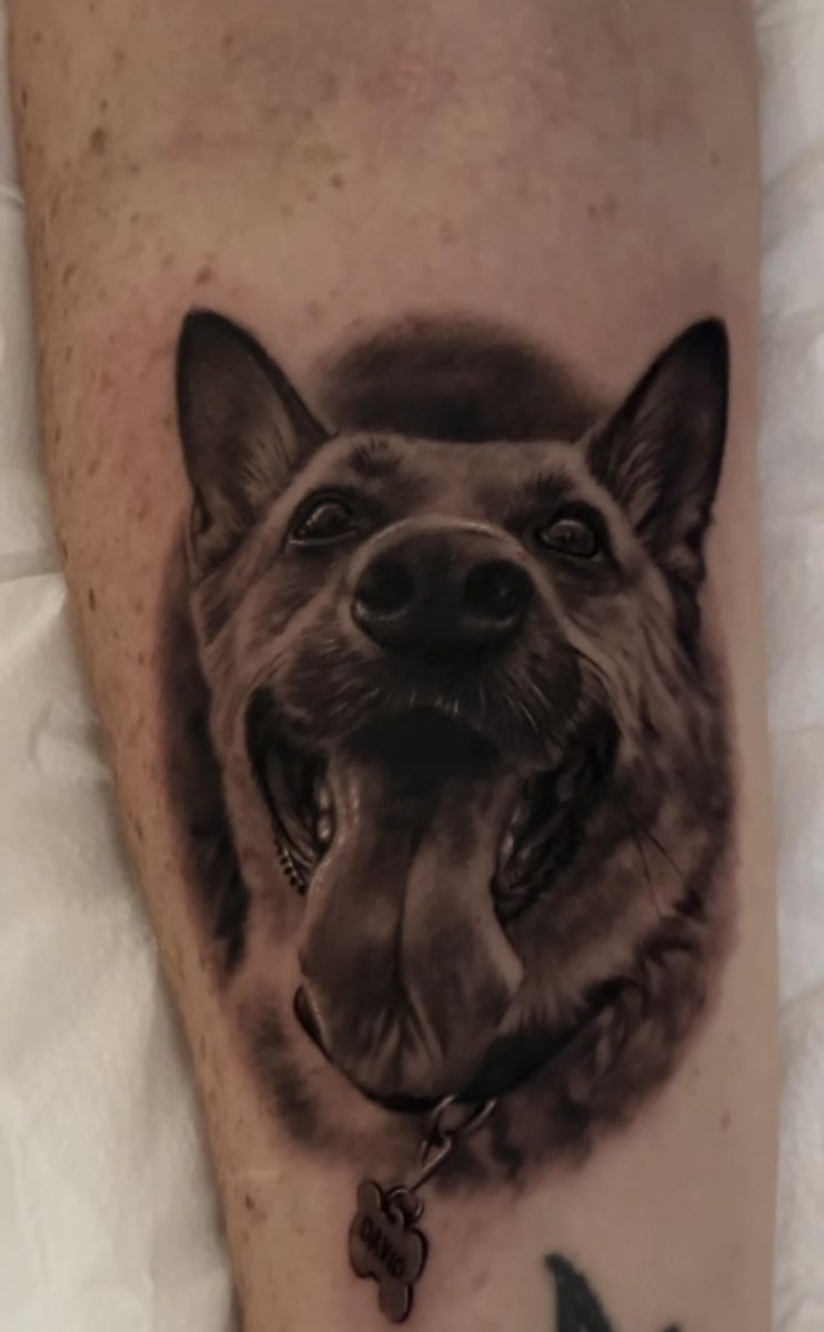 Photo of the tattoo titled Memorial for my best boy