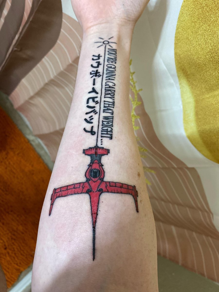 Photo of the tattoo titled Cowboy Bebop First Ink