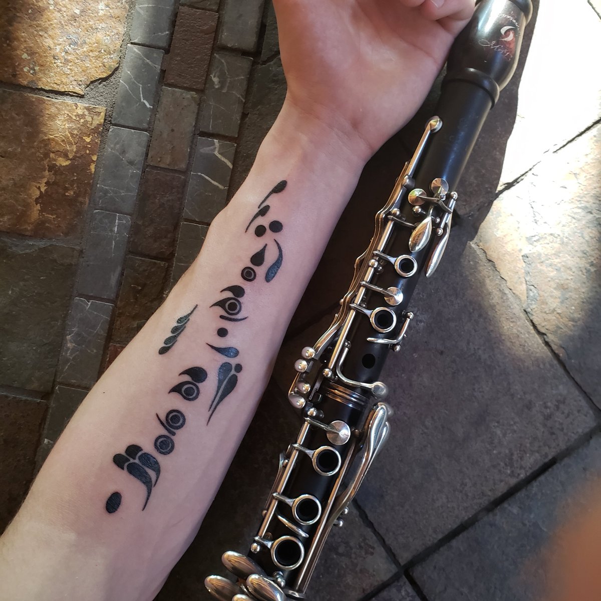 Photo of the tattoo titled Musical Legacy from Father