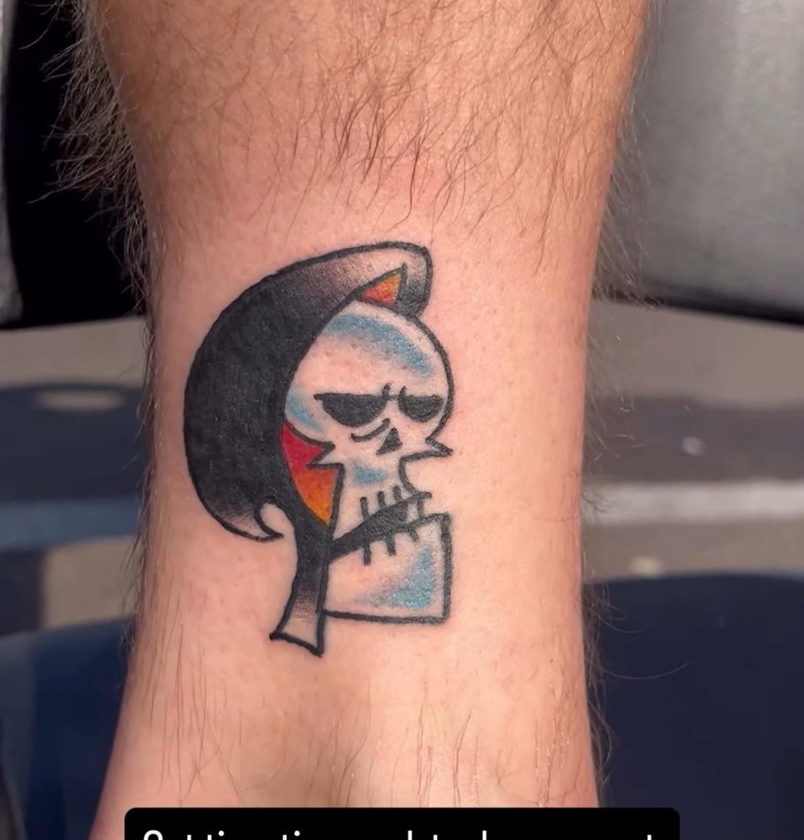 Photo of the tattoo titled My Grim Reaper Tattoo