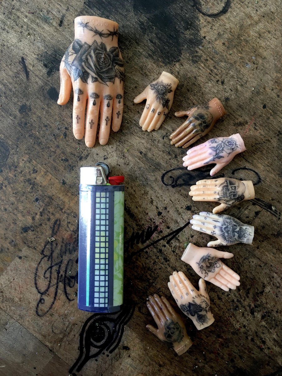 Photo of the tattoo titled Tiny Hands in Harlem