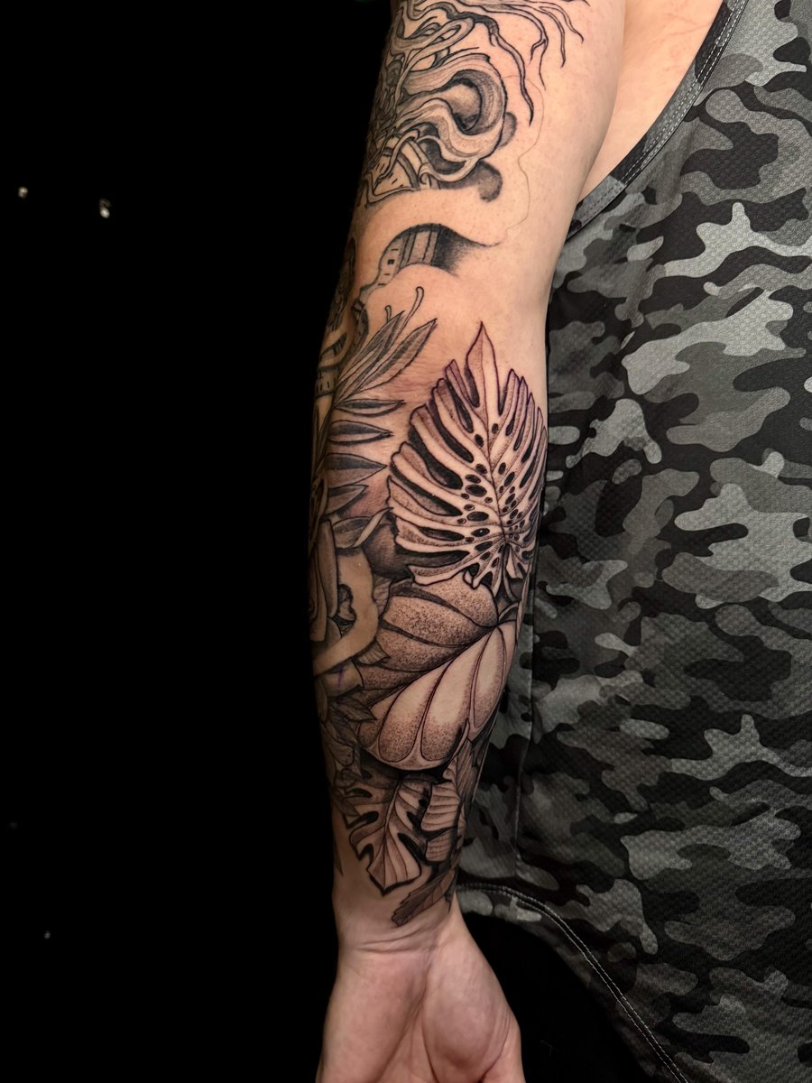 Photo of the tattoo titled Full Sleeve Progress: Session 4 Complete