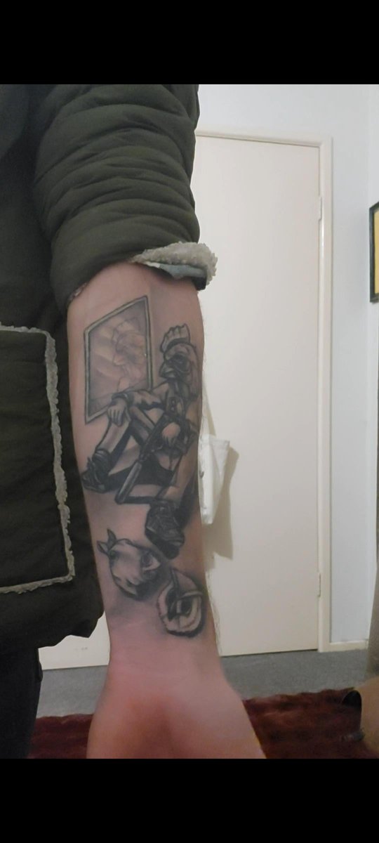 Photo of the tattoo titled Hotline Miami Inspired Ink
