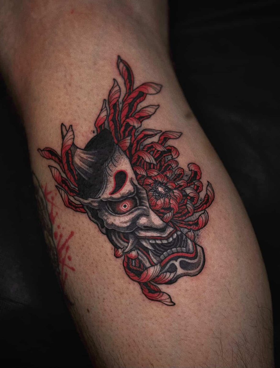 Photo of the tattoo titled New Oni Tattoo