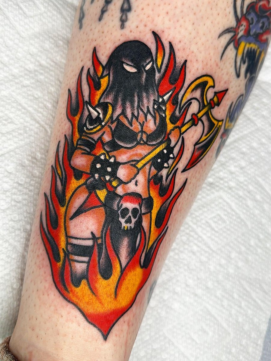 Photo of the tattoo titled Executioner Tattoo by Richie B.