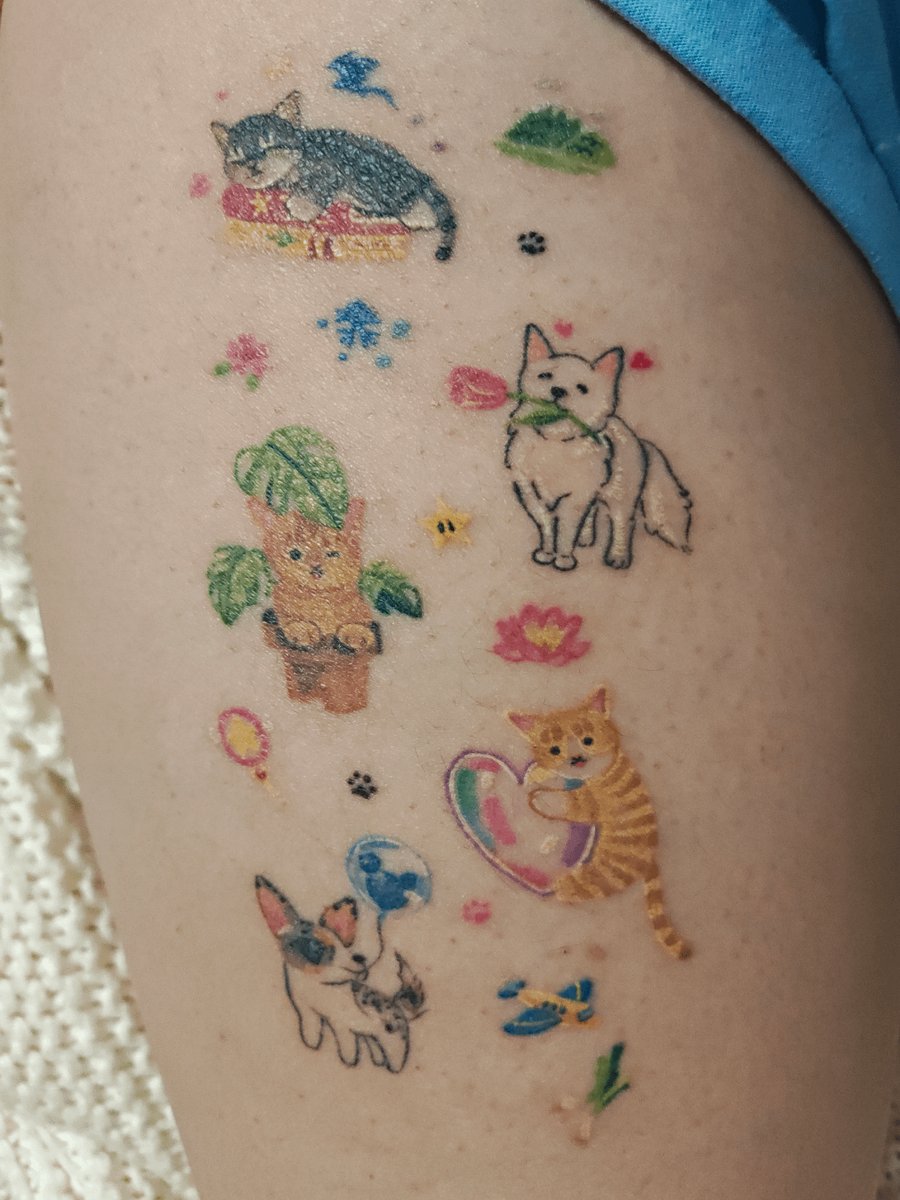 Photo of the tattoo titled Fur babies forever etched