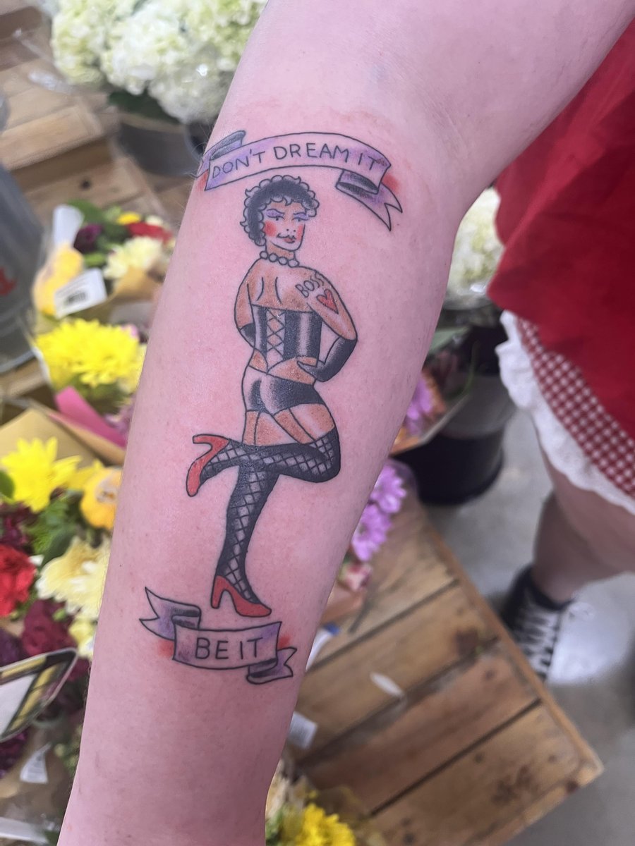 Photo of the tattoo titled Gorgeous Rocky Horror Pinup