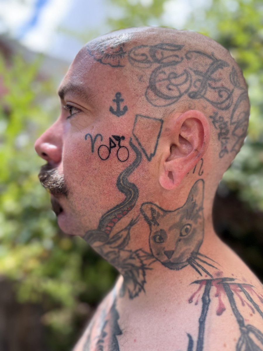Photo of the tattoo titled Progress and Father's Memory