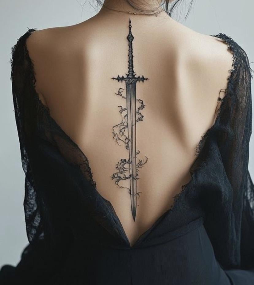 Photo of the tattoo titled Symbolism of the Sword Tattoo