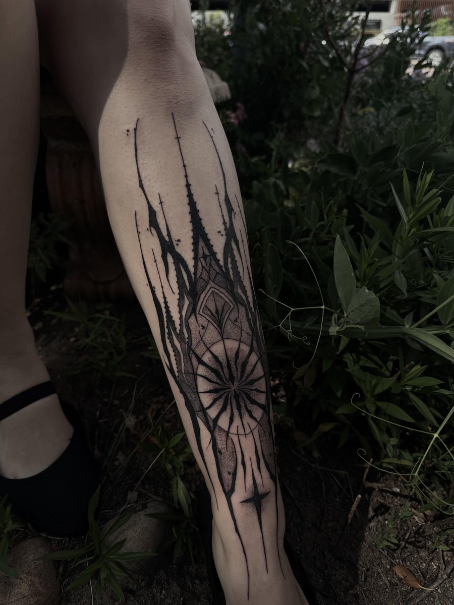 Photo of the tattoo titled Colorado Blackwork Masterpiece