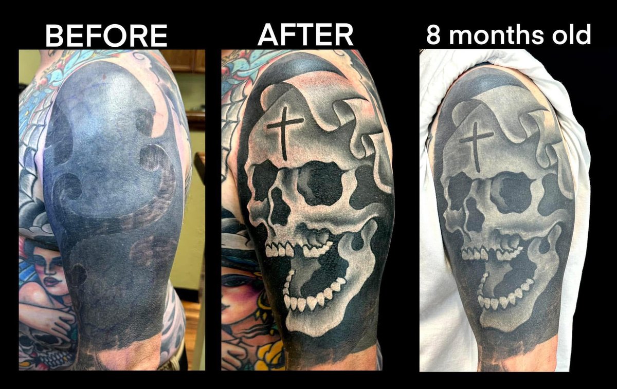 Photo of the tattoo titled Cover-up for a fresh start