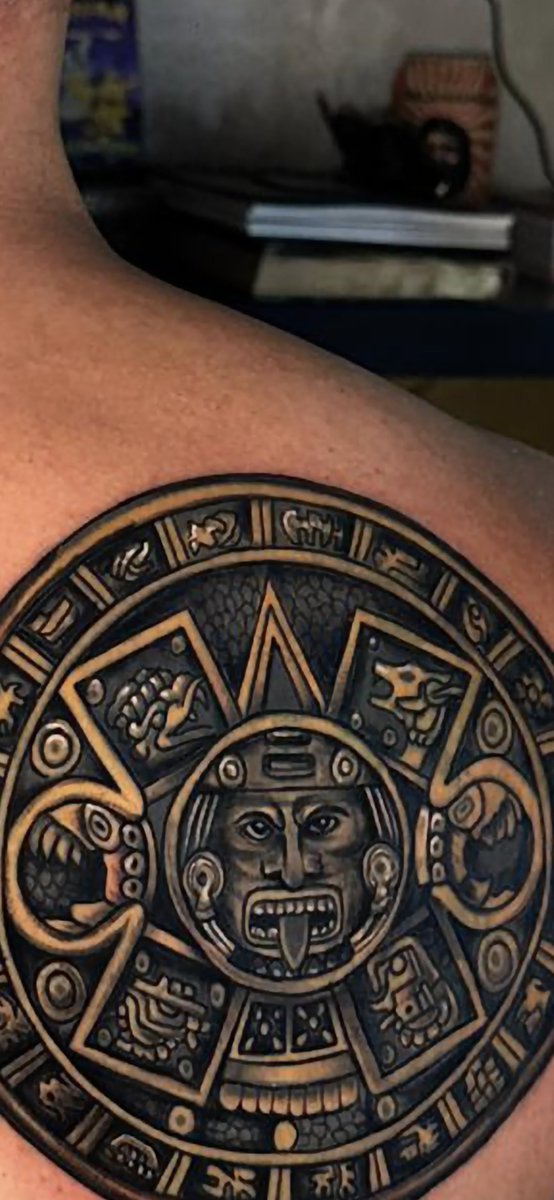 Photo of the tattoo titled Aztec Tattoo Outline Concerns