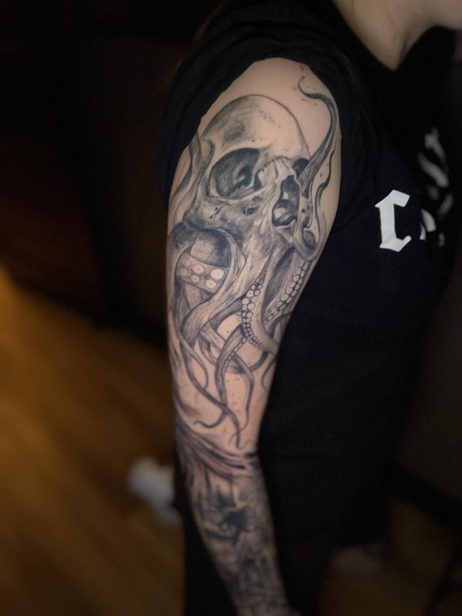 Photo of the tattoo titled Elbow Tattoo and Inner Bicep Dilemma