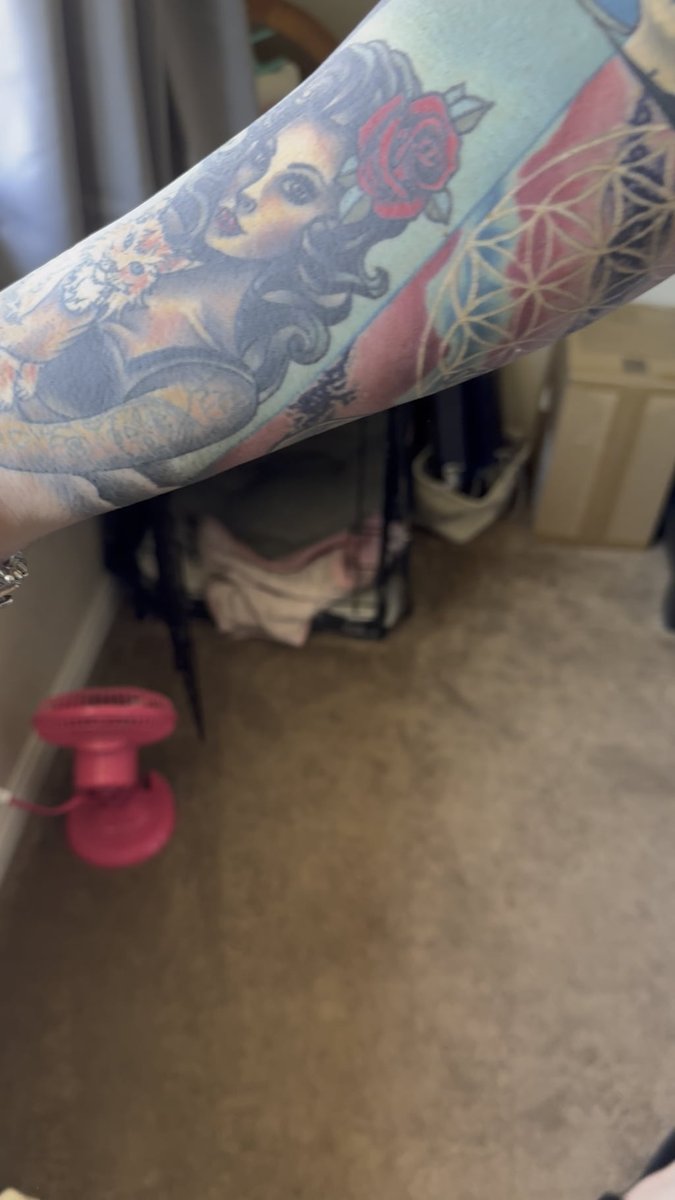 Photo of the tattoo titled My Universe Sleeve Completion