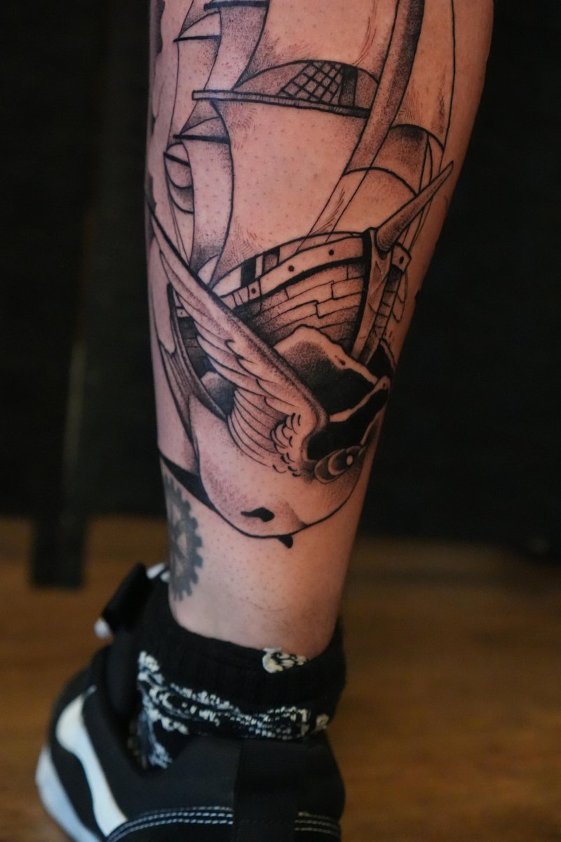 Photo of the tattoo titled Tribute to Sailor Jerry's Legacy