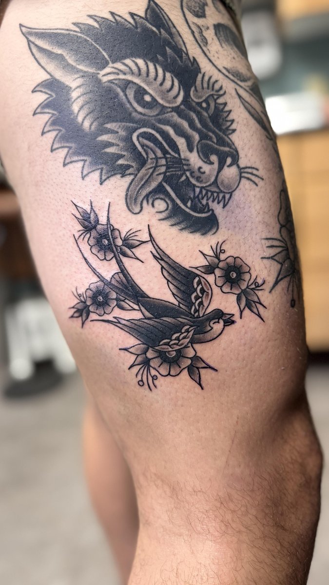 Photo of the tattoo titled Little Gay Bird for Therapy
