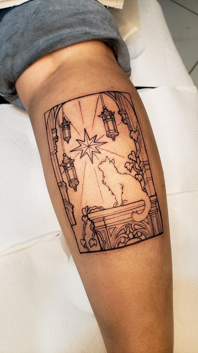 Photo of the tattoo titled My Tarot Star Tattoo