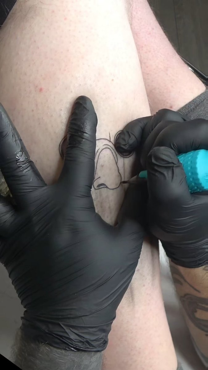 Photo of the tattoo titled Freehand Sword of Thorns