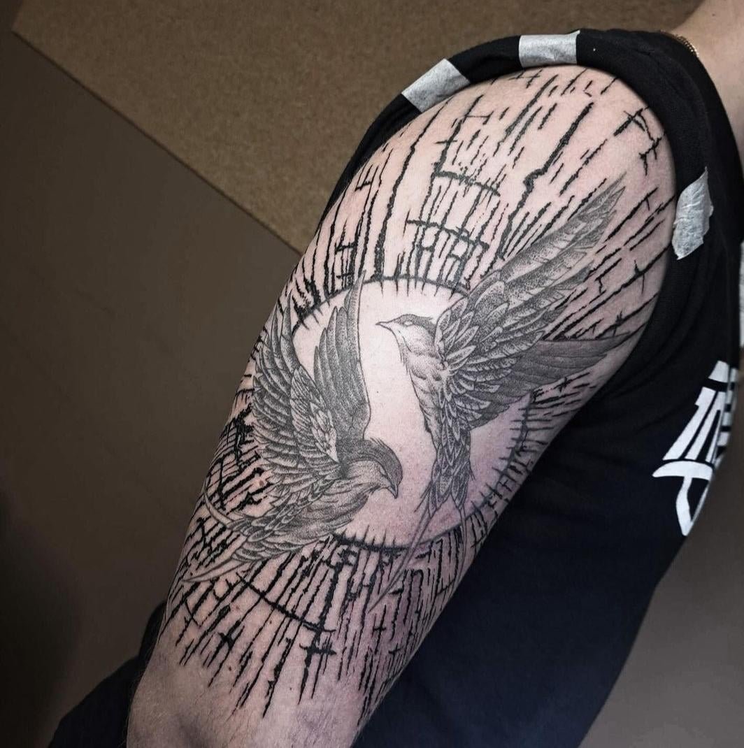 Photo of the tattoo titled Refilling an old tattoo