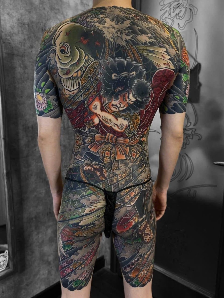 Photo of the tattoo titled Hanzubon Suit Art