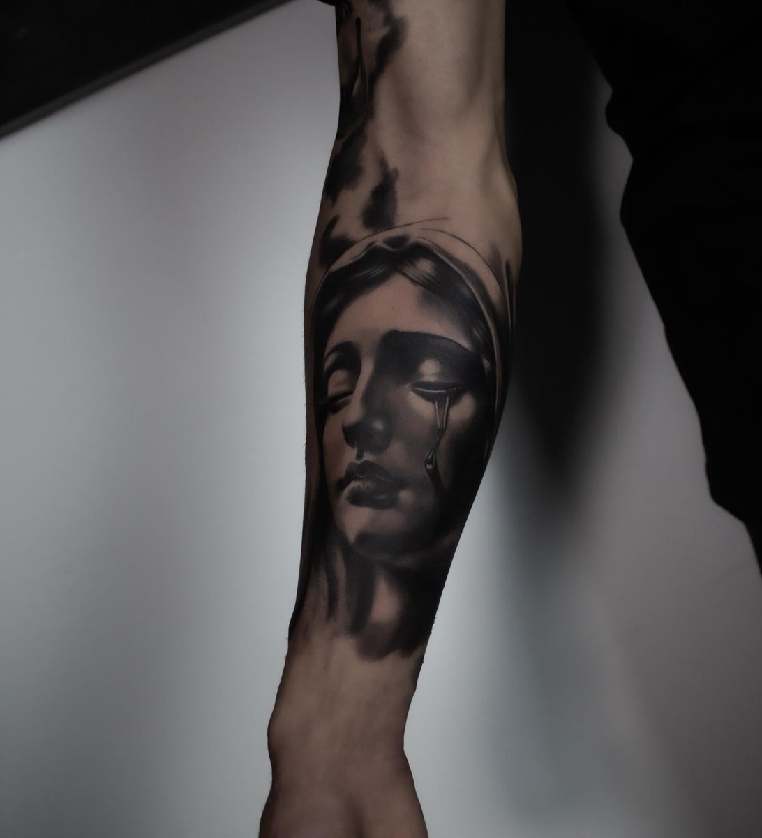 Photo of the tattoo titled Friend's Spontaneous Hour-Long Tattoo