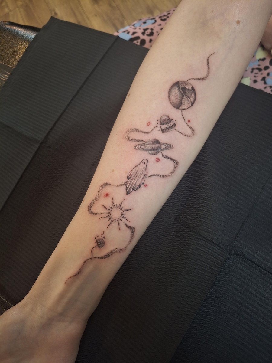 Photo of the tattoo titled Spontaneous Tattoo Revision Uncertainty