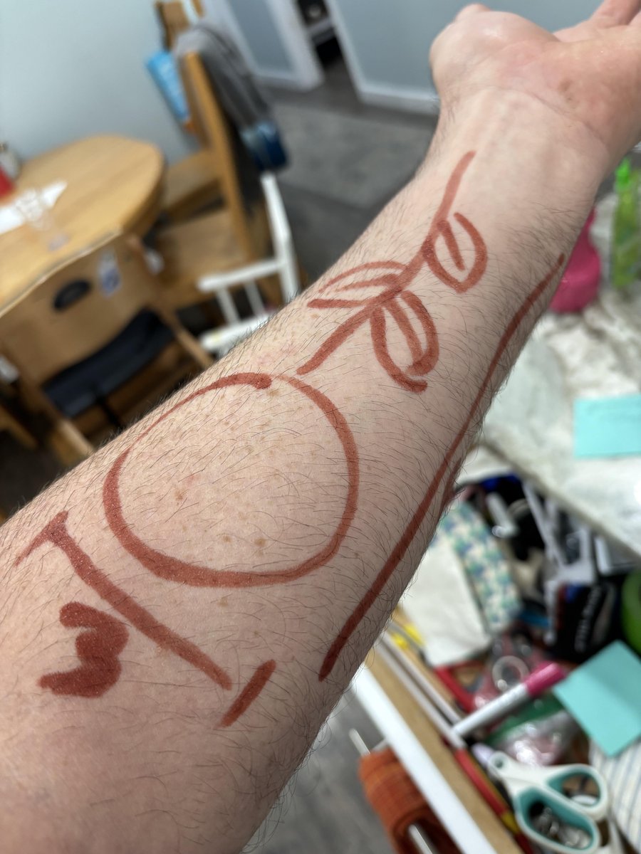 Photo of the tattoo titled What I Asked For vs. Reality