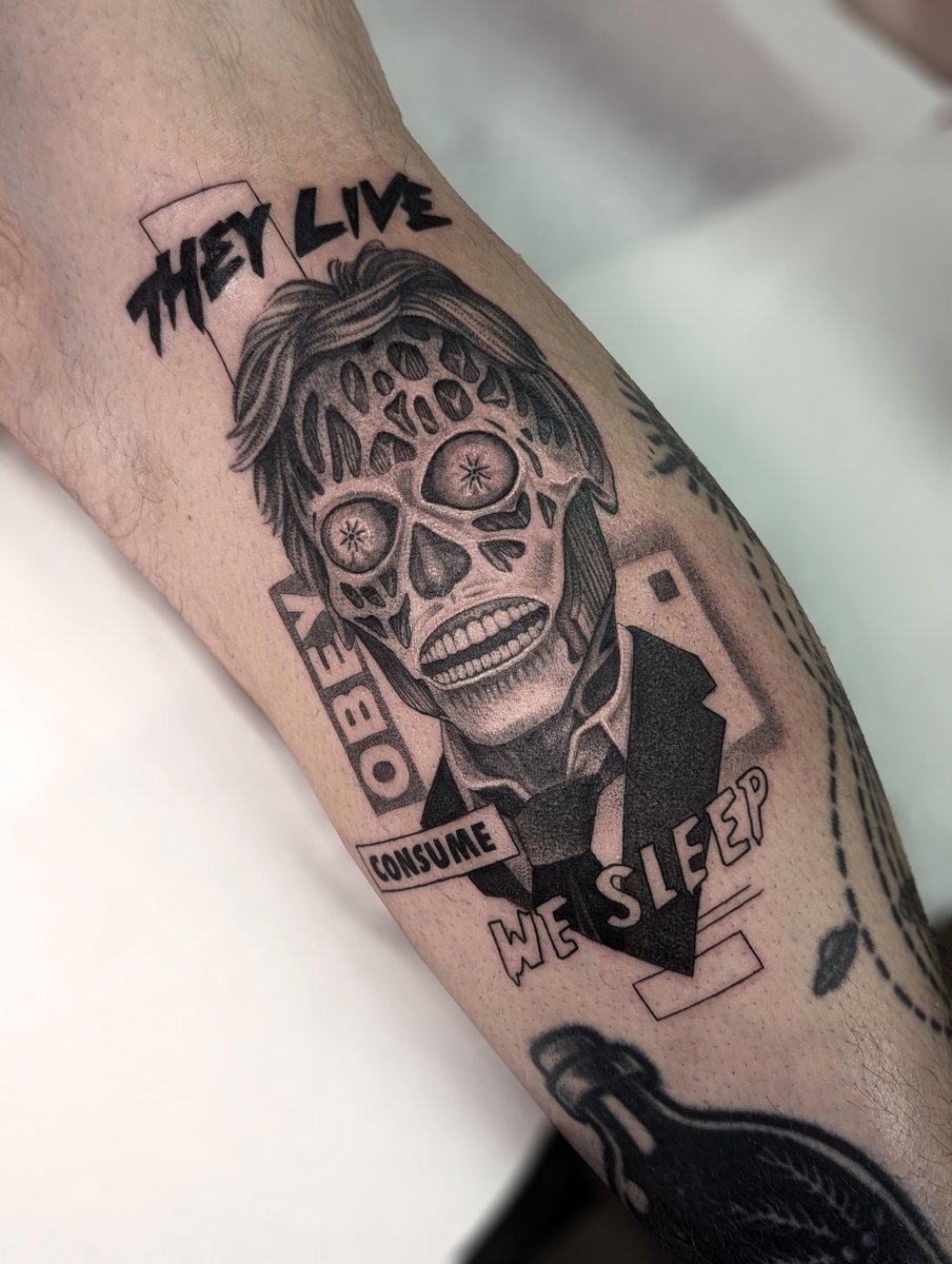 Photo of the tattoo titled They Live: Ready for Action