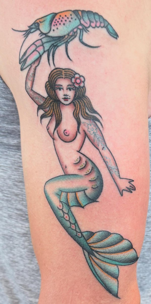 Photo of the tattoo titled My Wife as a Mermaid