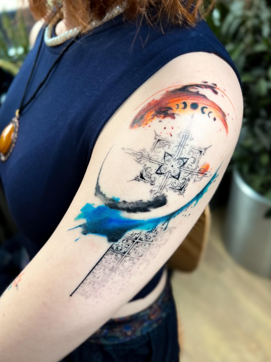 Photo of the tattoo titled Vandalizing Order with Cultural Motifs