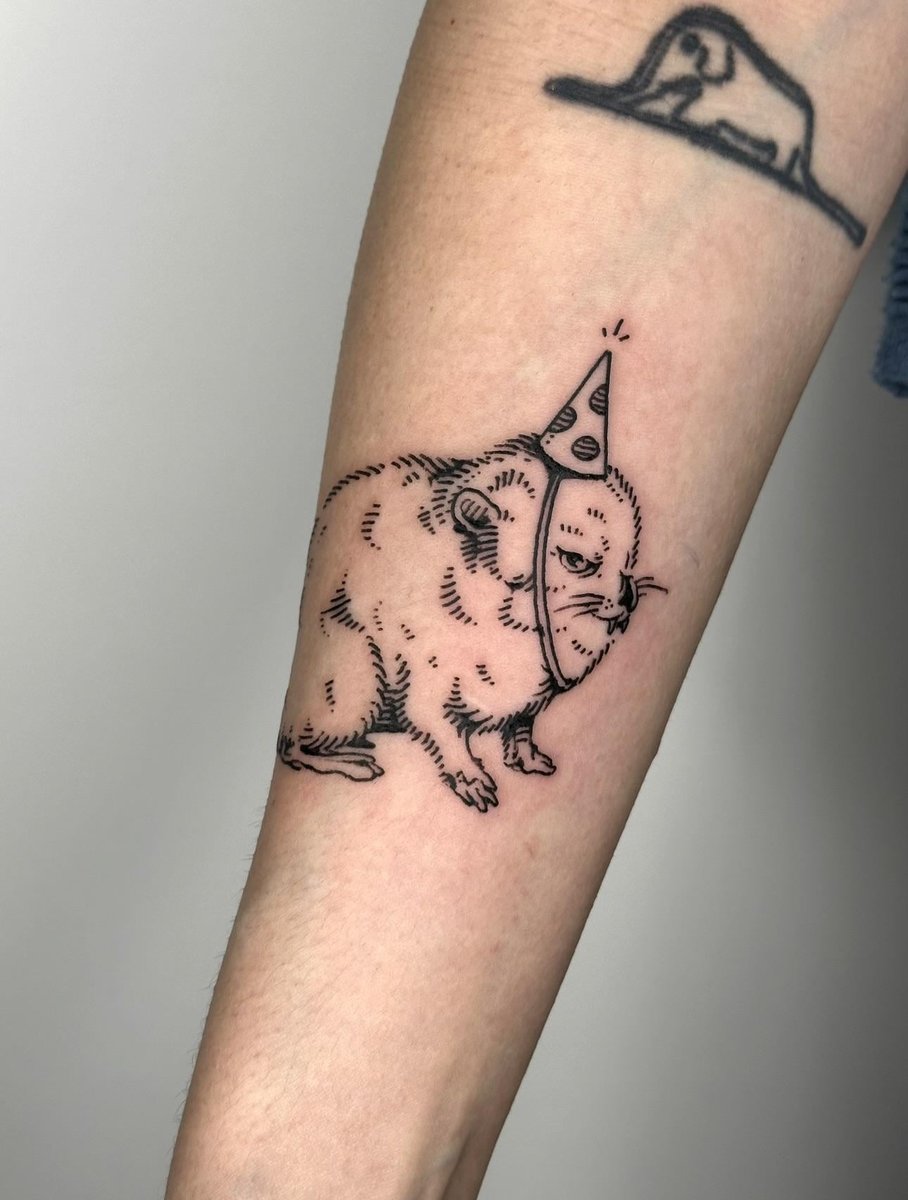 Photo of the tattoo titled Party Hyrax at TNT Berlin