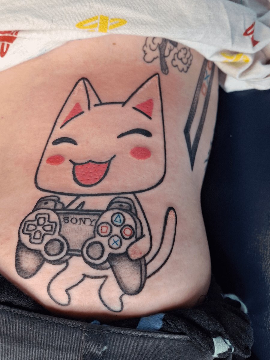 Photo of the tattoo titled Toro: My Japanese PlayStation Mascot